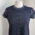 ZARA  Dress Womens Sz Small Black Star Lace Grunge Photo 2