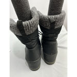Womans Cougar Layne Snow Boots 8 M Black Lace Up Lined Waterproof Photo 4