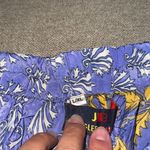 High Waist Purple and Gold Shorts with Elastic Waistband Size undefined Photo 2