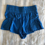 Free People Movement  Get Your Flirt On Shorts blue  Photo 0