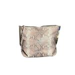 Furla ‎ Womens Snakeskin Leather Shoulder Bag Purse Made In Italy Hobo Style Photo 2