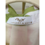 Anthropologie January & May () Patchwork Midi Dress Colorblock Artistic Coquette Photo 4