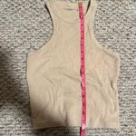 Abercrombie & Fitch Essentials Ultra Cropped High-Neck Ribbed Tank- Size Small Photo 5