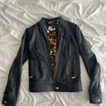 Laundry by Design Laundry Black Jacket with Animal Print Lining Photo 2