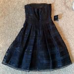 White House | Black Market NWT Black Strapless Formal Dress Photo 1