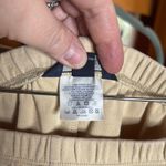 Lands End Sport Knit 100% Cotton Elastic Waist Pull On Shorts Tan Size 1X Photo 3