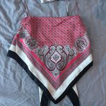 ZARA  Pink Bandana Scarf Top Photo 2