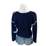 Derek Lam  Blue Cardigan Sweater MEDIUM Preppy Blazer Career Work Designer $425 Photo 9