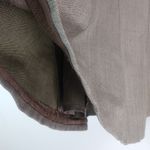 Worth 4 Wool Knee Length Kick Pleats Skirt in Taupe Brown Photo 3