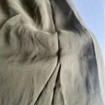 Alice + Olivia  Josie 100% Silk Blouson dress small olive green Photo 7