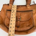 Fossil Vintage Brown Leather  Shoulder Bag Purse Photo 2