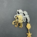 Vintage Ultra Craft Sealife Articulated Brooch With Octopus, Seahorse, Shell Silver Photo 2