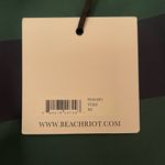 Beach Riot NWT Bike Shorts in verdant rugby stripe green blue women’s size XS Photo 5