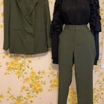 NWT High waist tailored suit pants green size M Size M Photo 0