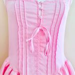 SheIn  Pink Sleeveless Crisscross Smocked Dress. Photo 2