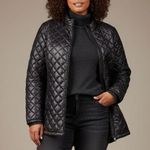 Torrid Quilted Puffer Jacket 2X Black Lightweight Water Resistant Weatherproof Photo 0