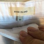 River Island  White High Waist Denim Shorts Photo 2