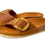 Birkenstock Madrid Big Buckle Cognac Oiled Leather Photo 2