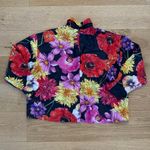 The Wolf Gang Lounge Shirt Hibiscus Indiana Size L Blooms Noir Floral Multicolor Red Size L Photo 4