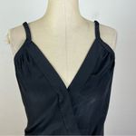 Ramy Brook  Black Surplice Tie Tank Top Photo 2