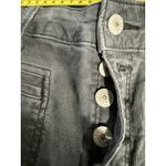 American Eagle Corduroy Pants Womens 10 Gray Exposed Buttonfly Flare Leg Photo 7