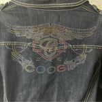 COOGI | Cropped Embellished Denim Jacket Photo 2