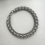 Double Layer Link Chain Bracelet for Men Women Streetwear Hip Hop Unisex Style Silver Photo 3