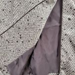 Saks 5th Avenue Real Clothes Saks Fifth Avenue Womens Jacket Sz L Brown Silk Button Up Speckled Photo 3