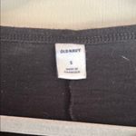 Old Navy Black Midi T-Shirt Dress with Short Sleeves Photo 1