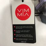 Vimmia  Sports Bra High Neck Floral Purple Black Compression Racerback Size M Photo 3