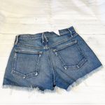 Good American Bombshell Denim Jean Shorts High Rise Indigo Blue Size 24 NWT Photo 2