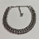 Sperry Signed  Costume Necklace - Thick Silver Tone Curb Like Chain Photo 1