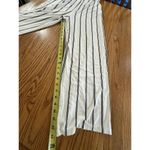 Bershka  Women's Black White Stripe Jumpsuit  Size S Summer Vacation Wide Leg Photo 7