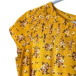 Fossil Gold Floral Mini Dress Size Small Photo 2