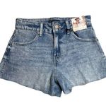 Sincerely Jules  Super High Rise A-Line Mom Denim Jean Shorts 1/25 Photo 0