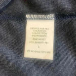 Hesperus  blue cropped corset look tank sz L NWOT Photo 3