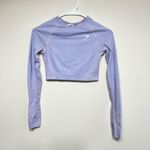 Gymshark  Light Purple Vital Seamless Long Sleeve Crop Top Small Photo 1