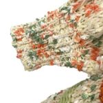 &merci &Merci Confetti Cream Chunky Oversized Chenille Knit Cardigan Sweater Photo 7