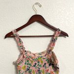 Urban Outfitters  Women’s Dress Pink Fruit Smocked Back Mini Ruffles Size Small Photo 3
