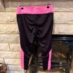 Tek Gear  Pink and Black Leggings Athleisure Yoga Pilates Medium Photo 3