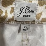 J. Crew Size 27 Jeans 10" High Rise Toothpick Animal Print Safari Leopard NEW Photo 2