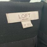 Loft Ann Taylor Classic Black Pencil Skirt Size 0 Petite Work Office Zip Stretch Photo 4