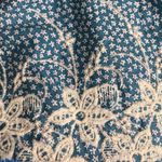 Altar'd State Altar’d State embroidered floral minidress size large Blue Spaghetti Straps Boho Photo 13