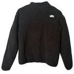The North Face Womens Campshire Soft Sherpa Fleece Jacket Black Full Zip Size L Photo 1