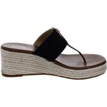 Michael Kors  Verity Wedge Leather Sandals Black Brown Photo 1