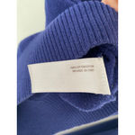 Old Navy  Button Up Cardigan Deep Blue V Neck Cotton M Classic Preppy Academia Photo 6