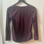 Loft  long sleeve T-shirt, maroon/burgundy, size XS Photo 3