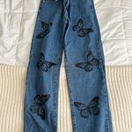 Princess Polly butterfly jeans Photo 2