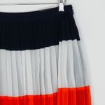 Banana Republic NWT Womens Pleated Skirt Size 4 Colorblock Party Office Work Photo 1