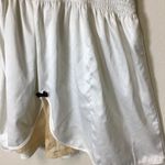 ABS Allen Schwartz Victorian Babydoll Cami Top Satin White Coquette Lace Bow Fairycore Y2K Sz M Photo 6